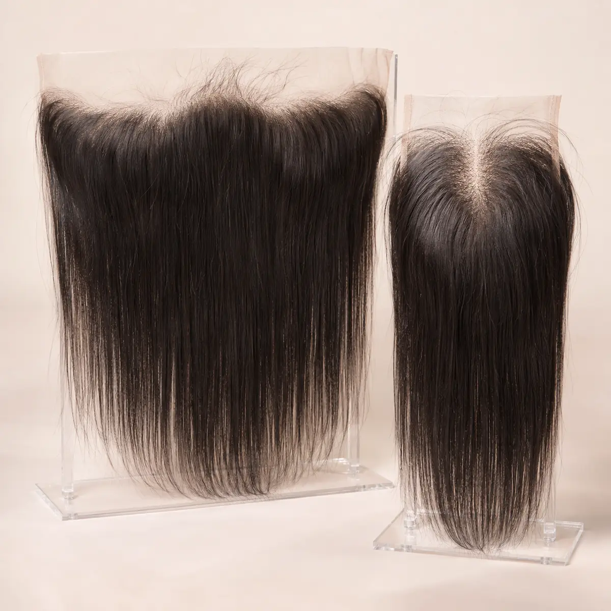Transparent lace closures and frontals for wholesale