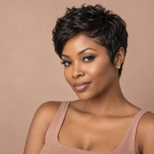 T-Part Lace Pixie Wig
