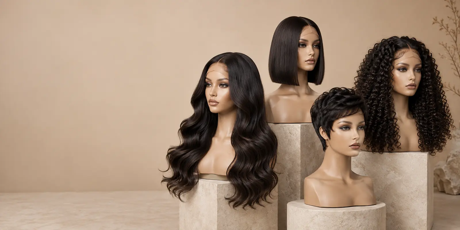 Wholesale human hair wig collection for brands, salons and distributors